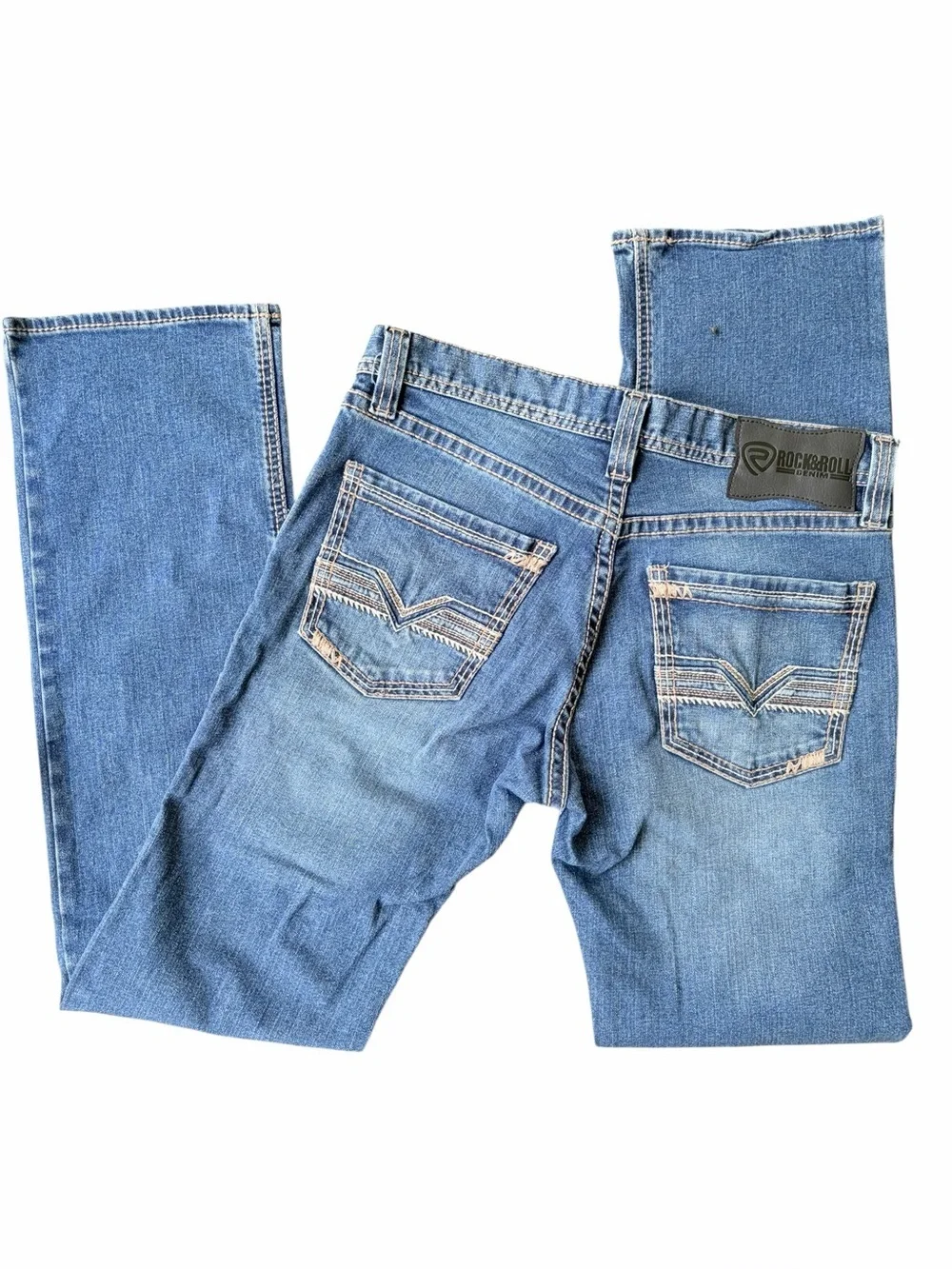 Like New Rock&Roll Denim Revolver Straight Slim Straight Leg Jeans